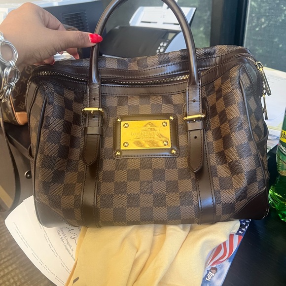 LOUIS VUITTON DAMIER EBENE BERKELEY. - Picture 1 of 6
